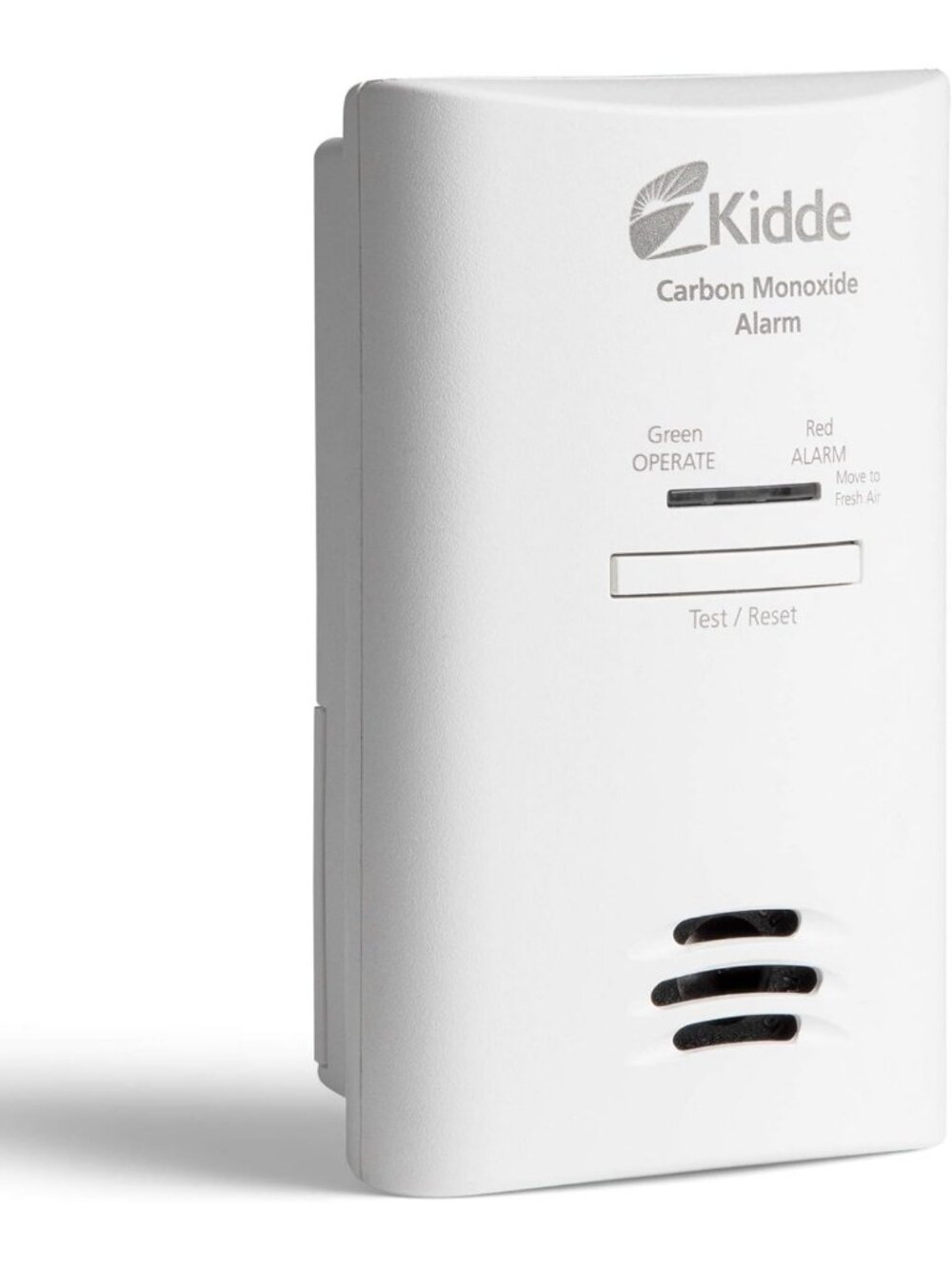 Plug-in Carbon Monoxide Detector with Battery Backup, 85 dB Alarm & LED